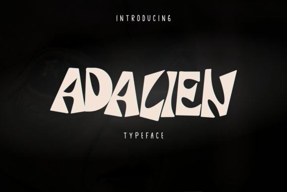 Adalien: A Whimsical Display Font for Branding