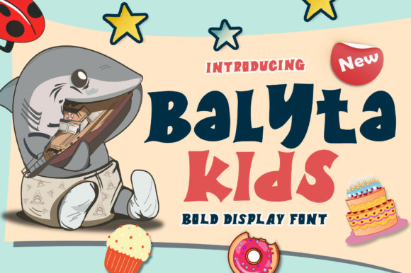 Balyta Kids: A Quirky Display Font for Engaging Content