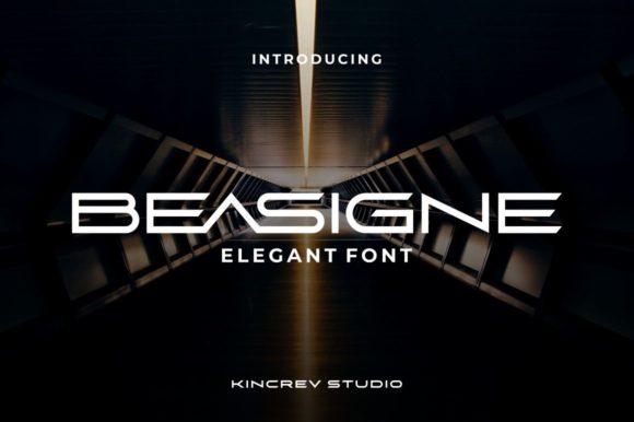 Beasigne: The Modern Display Font for Polished Branding