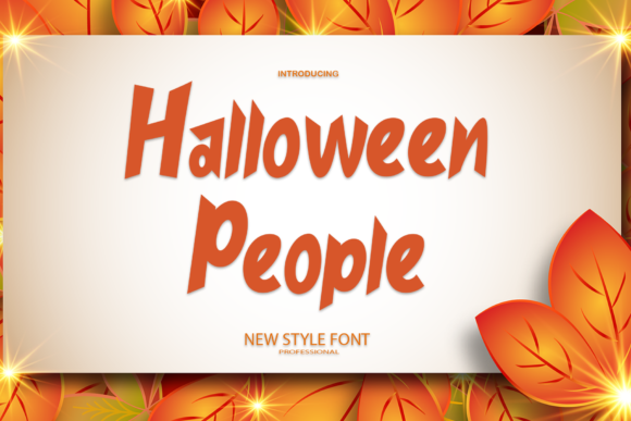 Boost Your Campaign with Halloween People Font