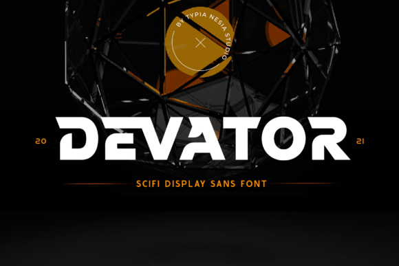 Devator: A Modern Display Font for Bold Editorial Design
