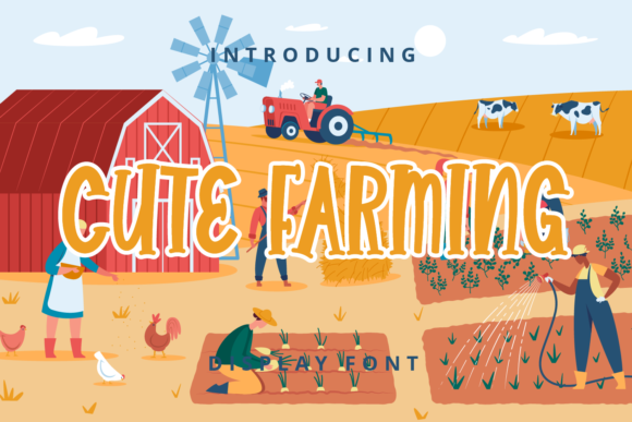Discover the Charm of Cute Farming: A Perfect Display Font