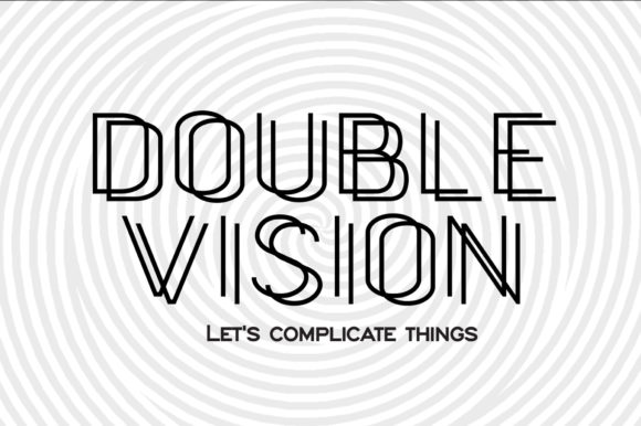 Double Vision: A Mirrored-Style Font for Crafters