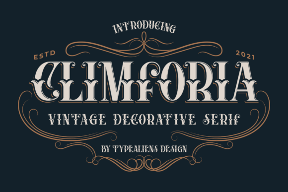 Enhance Your Brand with Climforia: A Vintage Display Font