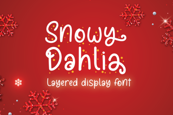 Enhance Your Web Design with Snowy Dahlia Font