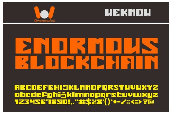 Enormous: A Bold and Thick Display Font for Editorial Impact