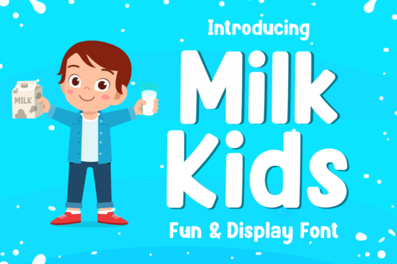 Exploring Milk Kids: A Playful Display Font for Editorial Design