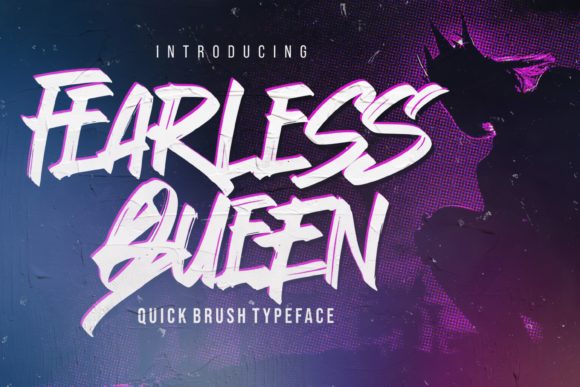 Fearless Queen: A Bold Display Font for Creative Campaigns