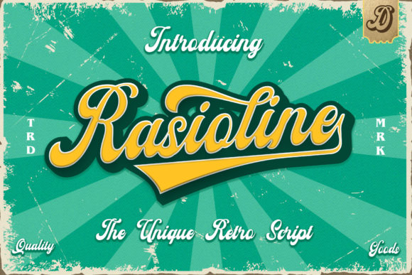 Finding a Retro Spark with the Rasioline Font