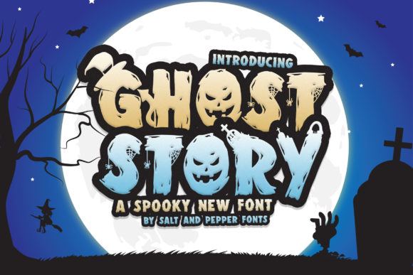 Ghost Story Duo: A Spooky and Fun Font for Web Design