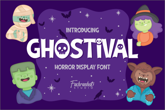 Ghostival: A Spooky and Bold Display Font for Halloween Web Designs