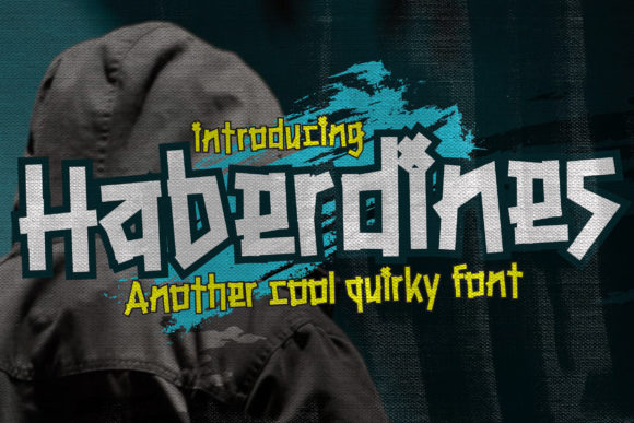Haberdines: A Creepy and Urban Display Font for Web Design