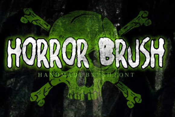 Horror Brush: A Bold Font for Memorable Branding