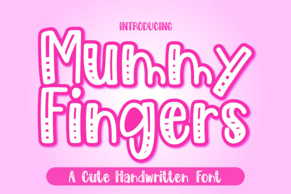 Mummy Fingers Font: A Whimsical Tool for Craft and Commerce
