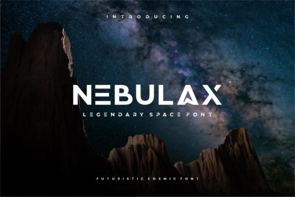 Nebulax: A Bold Modern Font for Your Craft Projects