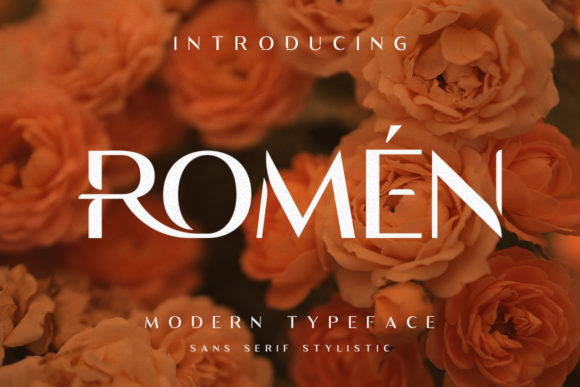 Romen: A Luxurious Display Font for Editorial Elegance
