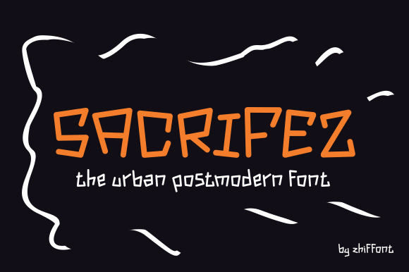 Sacrifez: The Display Font Designed to Stop Scrolling