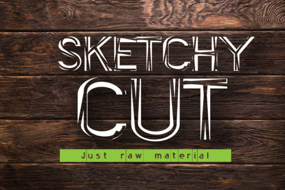 SketchyCut: A Fun and Casual Font for Your Brand