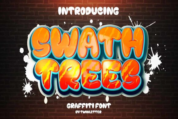 The Swath Trees Display Font for Creative Web Projects