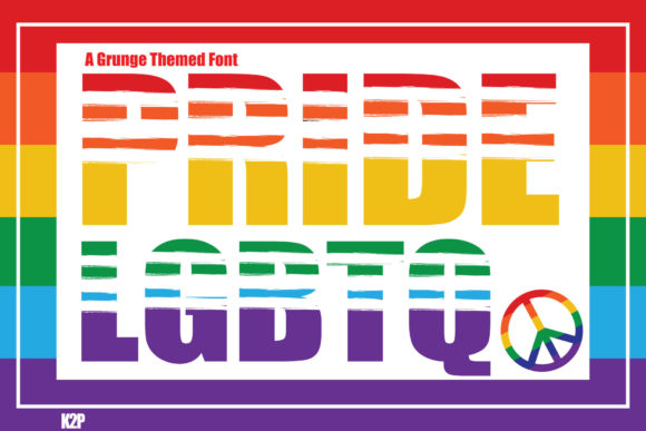 Unleash Creativity with Pride LGBTQ Display Font
