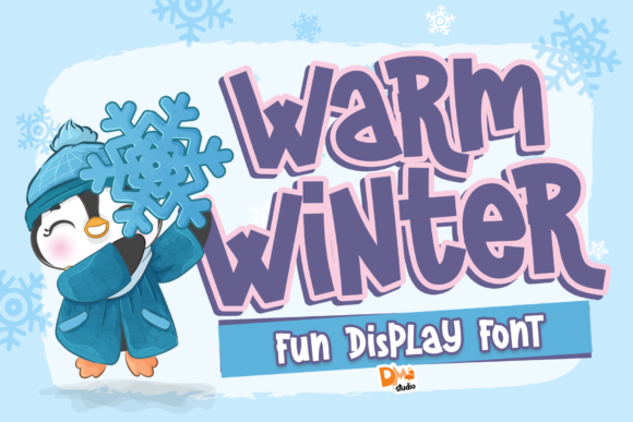 Warm Winter: A Playful Display Font for Engaging Campaigns