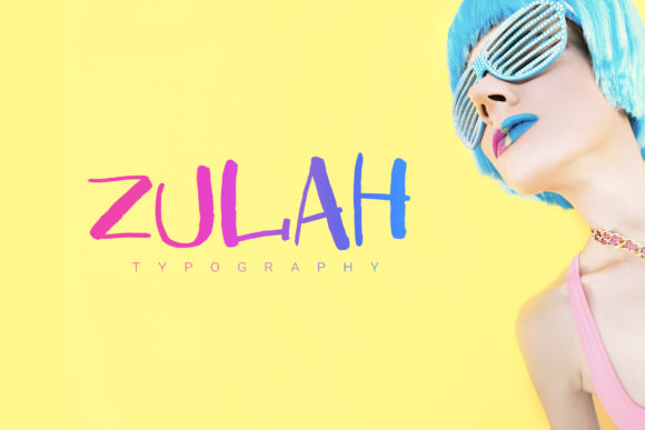 Zulah: A Playful Display Font for Engaging Visuals